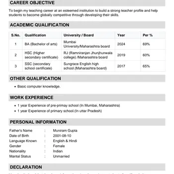 Seema Gupta – Female Home Tutor in Chinhat Lucknow | English Tuition with 2 Years Experience