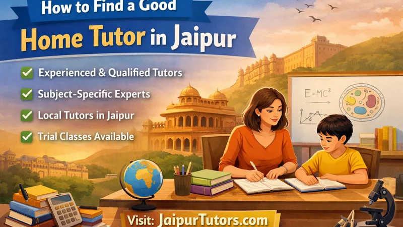 How to Choose the Perfect Home Tutor in Jaipur for Your Child