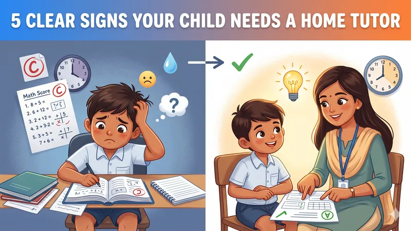 5 Clear Signs Your Child Needs a Home Tutor | Academic Guide